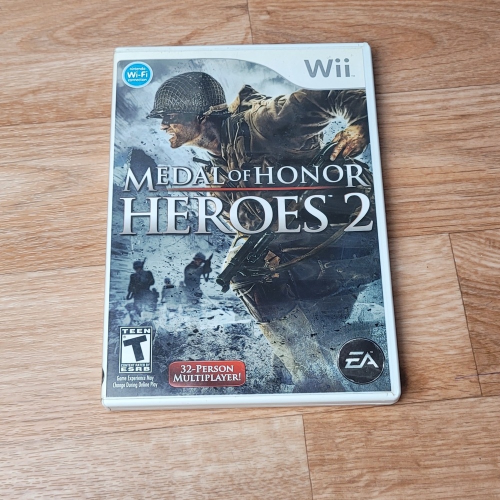Medal of Honor: Heroes 2 (Nintendo Wii, 2007) Complete and Tested
